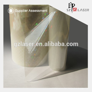 Hologram transparent lamination film roll for snack packing